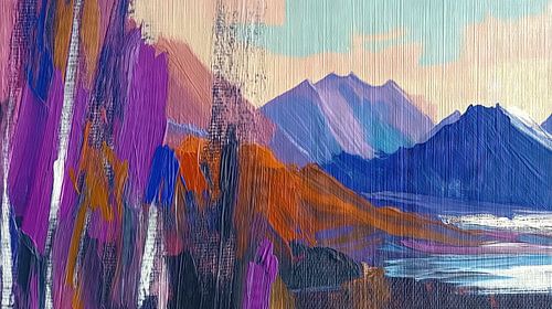 Alpen in felle kleuren