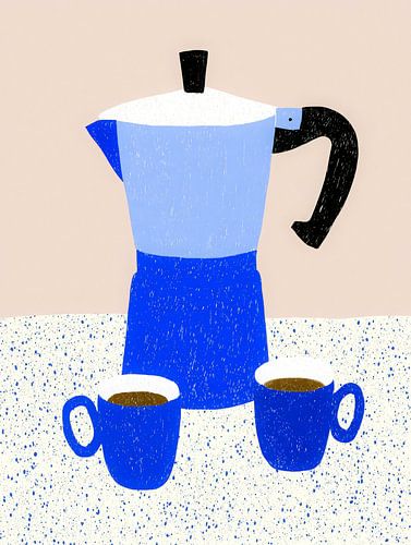 Cafetière minimaliste - l'art moderne de la simplicité et de la convivialité