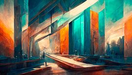 Kunstkleuren met verschillende vormen