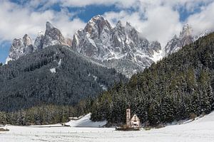 Geisler Dolomiten im Winter