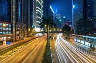 Die Straßen von Hongkong bei Nacht von Jasper den Boer Miniaturansicht