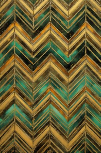 Layered Chevron Shapes