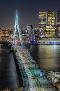 Portrait Erasmusbrug sur Henk Smit