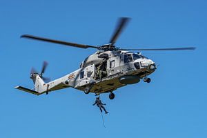 Belgischer NH-90-Hubschrauber während Ursel Avia.