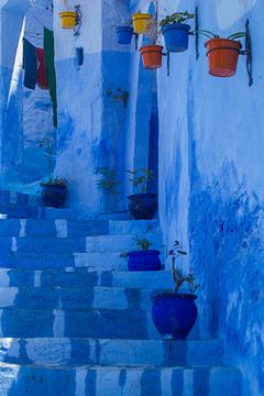 Blaue Treppe in Chefchaouen