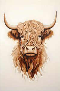 Schottischer Highlander Porträt
