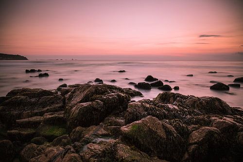 Zonsopkomst kust Zuid-Engeland