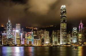 Avond in Hongkong van Patrick Verheij