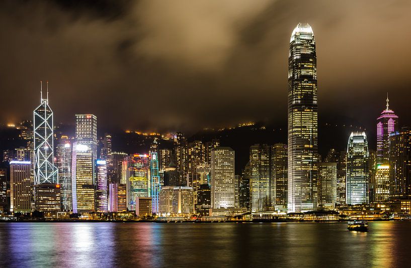 Avond in Hongkong van Patrick Verheij