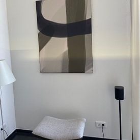Customer photo: Modern Art VI by YOPIE, on art frame