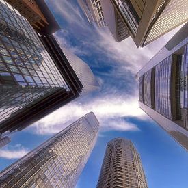 Hoogbouw in Frankfurt van Patrick Lohmüller