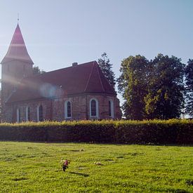 Kerkje in Duitsland van Agnes Koning