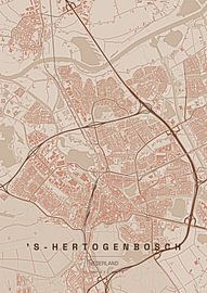 Stadtplan von Den Bosch von Stef van Campen