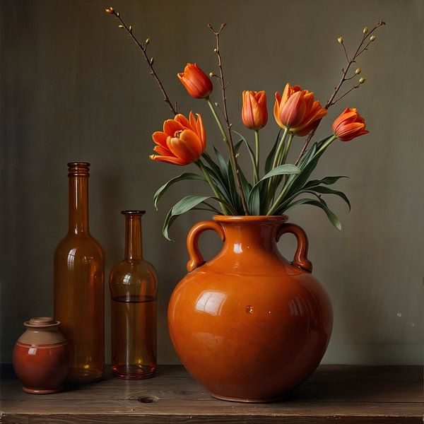 Still life with flowers by The Nudes Gallery