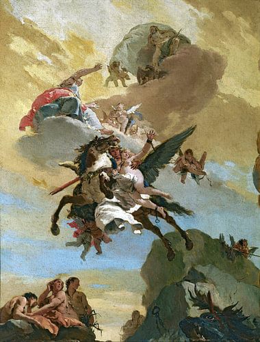 Giambattista Tiepolo, Perseus en Andromeda - 1730-1731