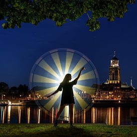 View over Deventer by Marjolein Hermans