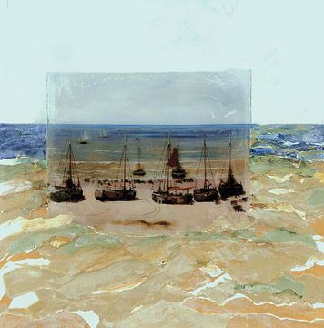 Panorama van Mesdag . ( Collage 4 ) van Ineke de Rijk