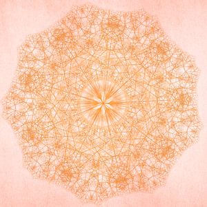 Getekende mandala, potlood