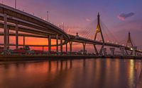 Bangkok Bhumibol brug van Peter Korevaar thumbnail