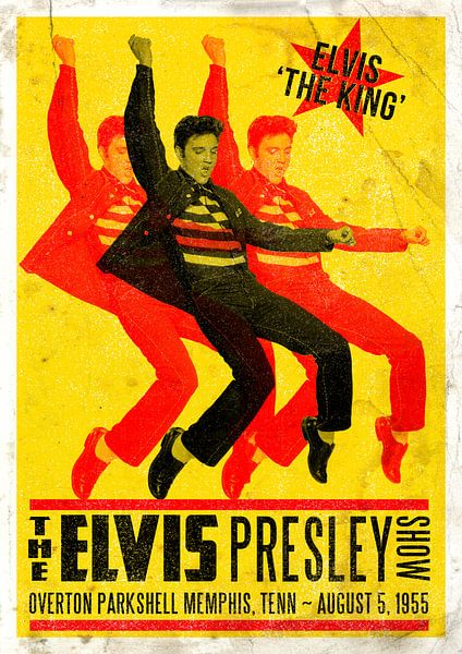 Le spectacle d'Elvis Presley par Bert Hooijer