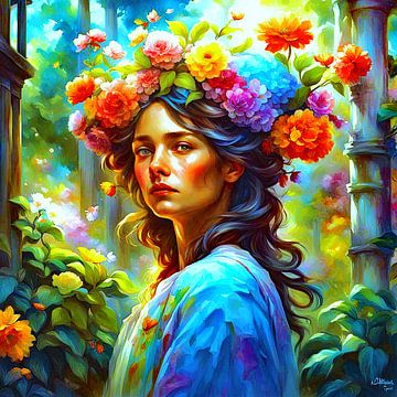 The Flower Woman. by Ineke de Rijk