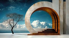 Porte de l'infini sur Klaus Tesching - Art-AI