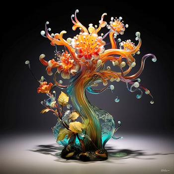 sculpture en verre
