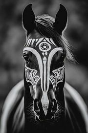 Kreative Eleganz: Ein Pferdeporträt von Poster Art Shop