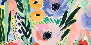 Gemaltes Wildbouquet