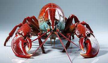 Masterpiece Macro of a lobster in ultra-high resolution (60pix/centimetre) by Dunto Venaar