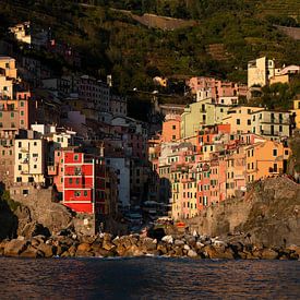 Cinque Terre Riomaggiore  Ligurië/Toscane Italië van Marianne van der Zee