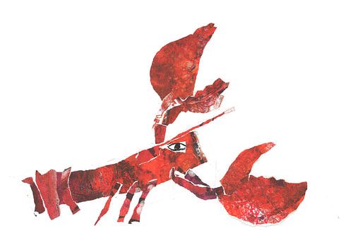 Kreeft Illustratie Keuken, Kreeft Illustratie Kinderkamer