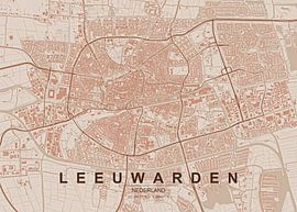 Stadtplan von Leeuwarden von Stef van Campen