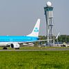 Avion de ligne Boeing 737-900 de KLM. sur Jaap van den Berg