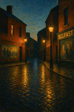 Belfast Evening Glow - De stille schoonheid van het noorderlicht