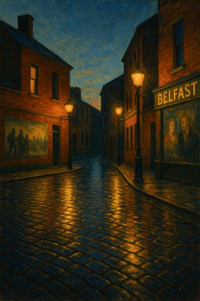 Belfast Evening Glow - Die stille Schönheit des Nordlichts von Travel Shop