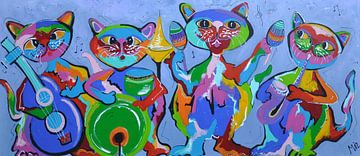 Quatuor de chatons sur Kunstenares Mir Mirthe Kolkman van der Klip