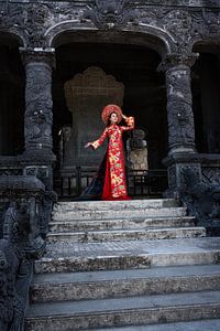 Ein traditionelles königliches Kleid