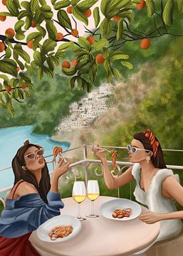 Tasting the Amalfi Breeze by City Art