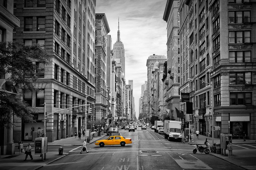 NYC 5th Avenue Traffic by Melanie Viola