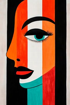 L'art moderne du portrait en couleurs sur Poster Art Shop