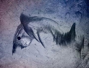 Fish in metal by Mariska Vereijken