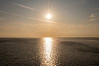 Zonsondergang Waddenzee