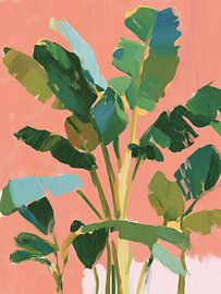 Tropical Banana Leaves – Botanical Art by StudioRemier