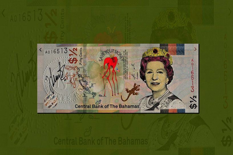 Banknote Bahamas JM0201 by Johannes Murat