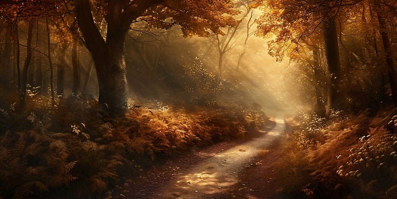 Bos van fernlichtsicht