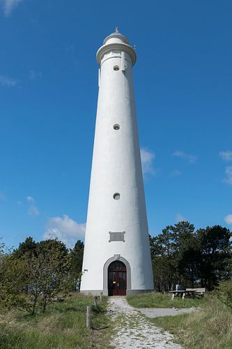 Witte vuurtoren (Zuidertoren) op Schiermonnikoog