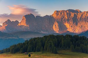 Sonnenaufgang auf der Seiser Alm