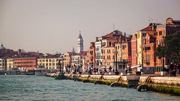 Riva degli Schiavoni in Venetië van Rob Boon