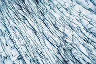 Abstract drone photo of a glacier in Skaftafell, Iceland by Martijn Smeets thumbnail